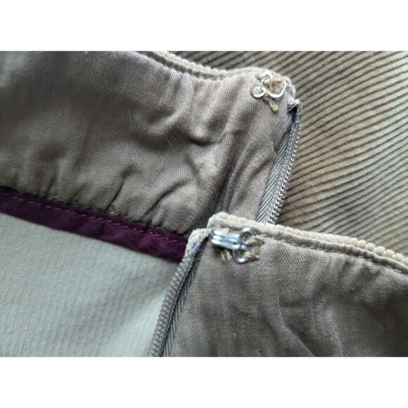 Banana Republic Mini Skirt Women's Size 4 Brown Corduroy - Picture 11 of 11